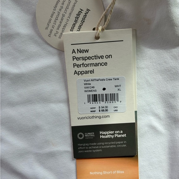 Vuori Crisp White Top - Picture 4 of 5